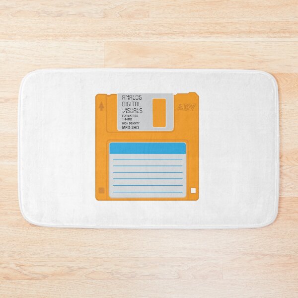 Item preview, Floppy Disk Graphic Tee (Marigold Orange Colorway) – Y2K Retro Computer Tech Nostalgia Streetwear T-Shirt designed and sold by analogdigitalvz.