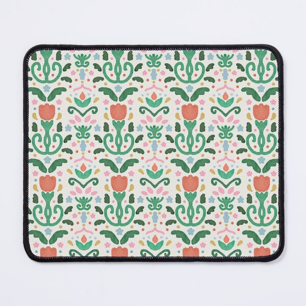 Item preview, Scandinavian style abstract tulip foliage repeating seamless pattern designed and sold by ButterflyKissCollab.