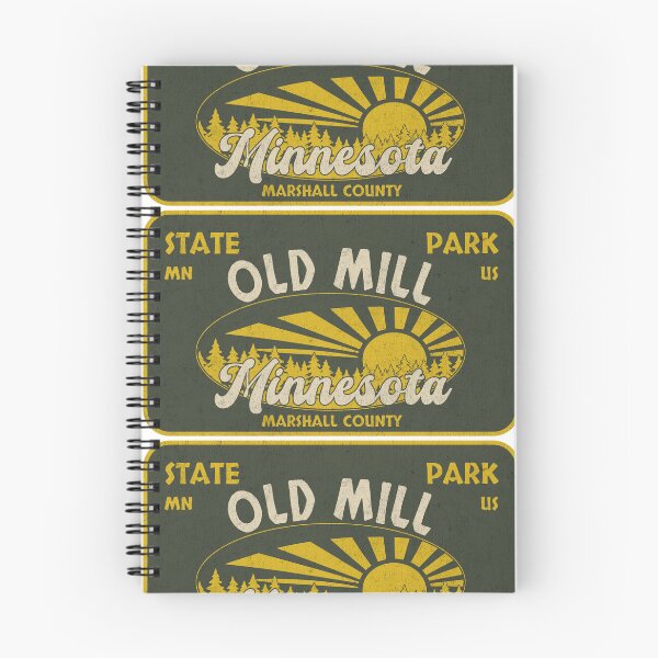 Item preview, Old Mill State Park, Marshall County, Minnesota, badge design designed and sold by Wanderful-roads.