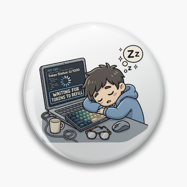 Item preview, Waiting For Tokens To Refill designed and sold by mancikart.