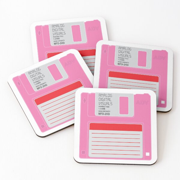 Item preview, Floppy Disk Graphic Tee (Cyclamen Pink Colorway) – Y2K Retro Computer Tech Nostalgia Streetwear T-Shirt designed and sold by analogdigitalvz.