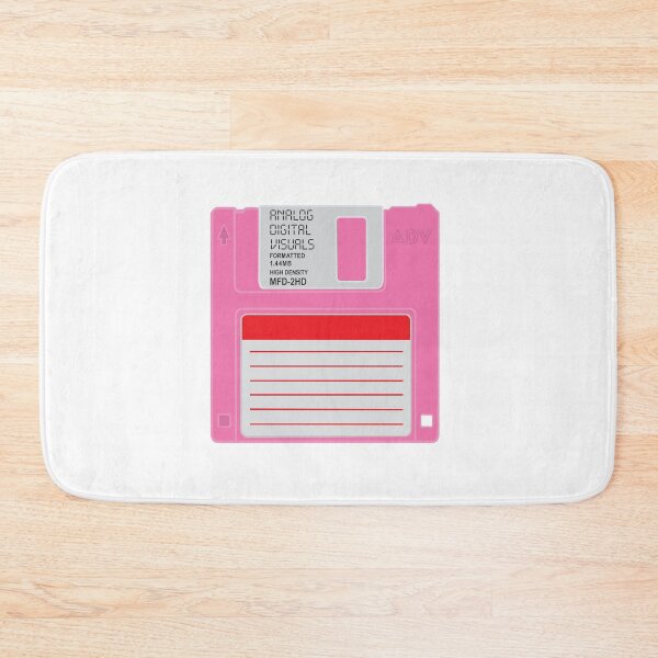 Item preview, Floppy Disk Graphic Tee (Cyclamen Pink Colorway) – Y2K Retro Computer Tech Nostalgia Streetwear T-Shirt designed and sold by analogdigitalvz.