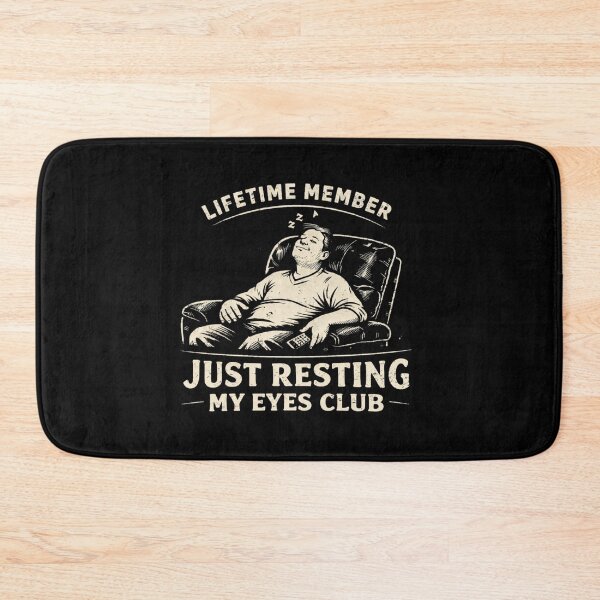 Item preview, Lifetime Member Just Resting My Eyes Club Funny Dad Shirt Sleeping Dad Humor Lazy Dad Gift Tired Dad Joke Tee designed and sold by ParfaitPrints.