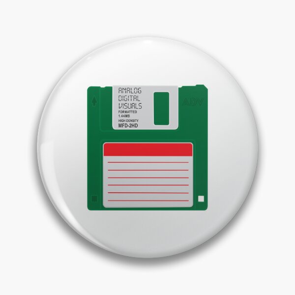 Item preview, Floppy Disk Graphic Tee (Cadmium Green Colorway) – Y2K Retro Computer Tech Nostalgia Streetwear T-Shirt designed and sold by analogdigitalvz.