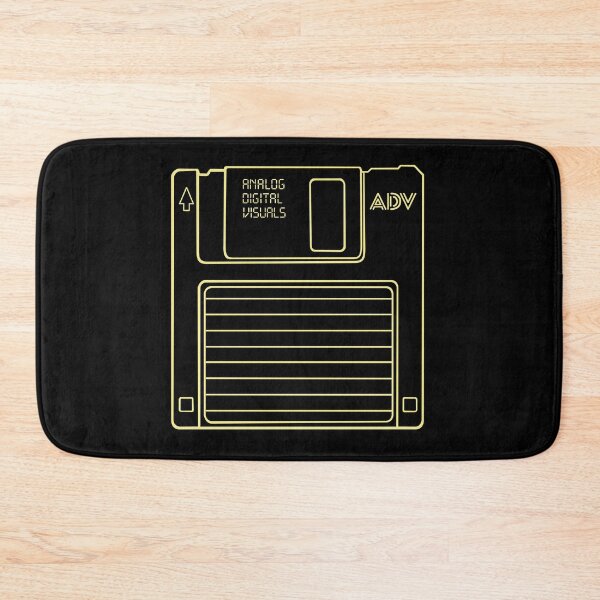 Item preview, Floppy Disk Graphic Tee (Flavescent Yellow Lines) – Y2K Retro Computer Tech Nostalgia Streetwear T-Shirt designed and sold by analogdigitalvz.