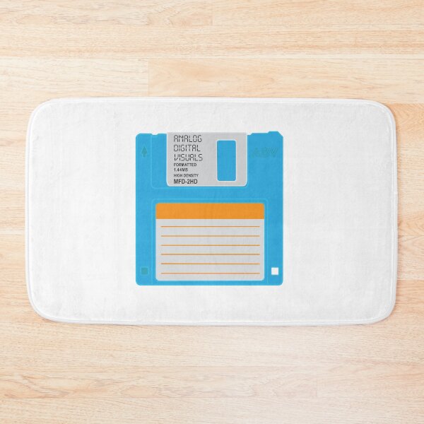 Item preview, Floppy Disk Graphic Tee (Button Blue Colorway) – Y2K Retro Computer Tech Nostalgia Streetwear T-Shirt designed and sold by analogdigitalvz.