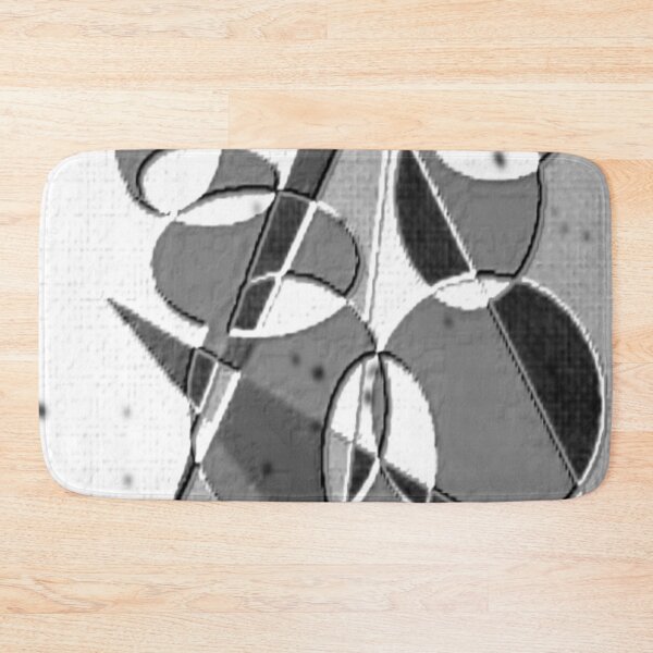 Item preview, fractured orbits age black and white geometric abstract design designed and sold by SmashingDeals.