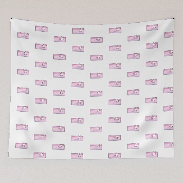 Item preview, Kawaii Bunny Cute Alert Warning Window - Pastel Pink Aesthetic Pop-up designed and sold by Trendora90.