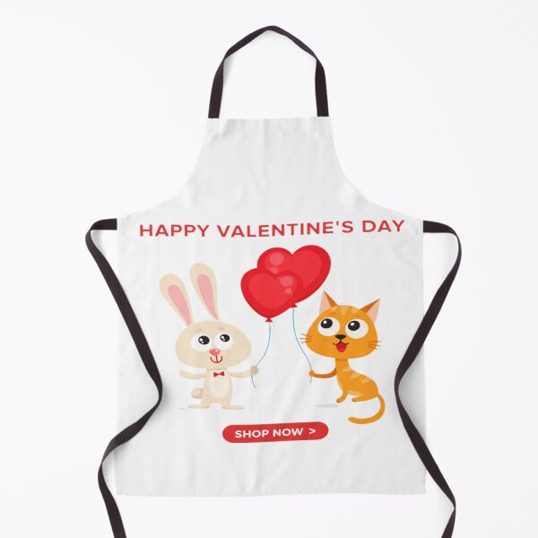 Item preview, Cute Bunny and Cat Love Balloons – Valentine’s Day Adorable Animal Design designed and sold by ArtoryNest.