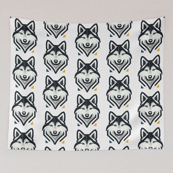 Item preview, Geometric Wolf – Abstract Symmetry Design designed and sold by Dogandesighn.