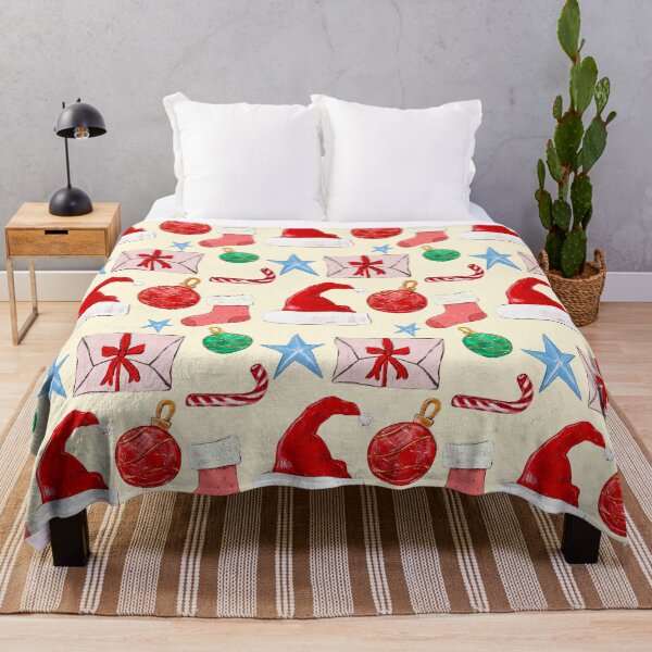 Item preview, Cute Christmas Seamless Pattern with Holiday Elements designed and sold by aikdreams.