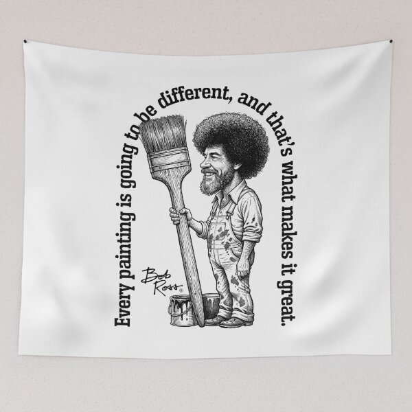 Item preview, Bob Ross Every Painting Different Funny Painter designed and sold by GrandeDuc.