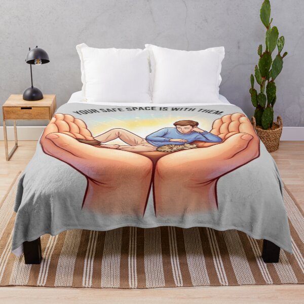 Item preview, Your Safe Space is With Them - Man and Cat Healing Art designed and sold by MarZeDesigns .