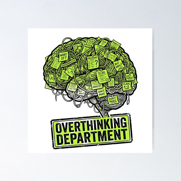 Item preview, Overthinking Department designed and sold by Chaotic Cuties.