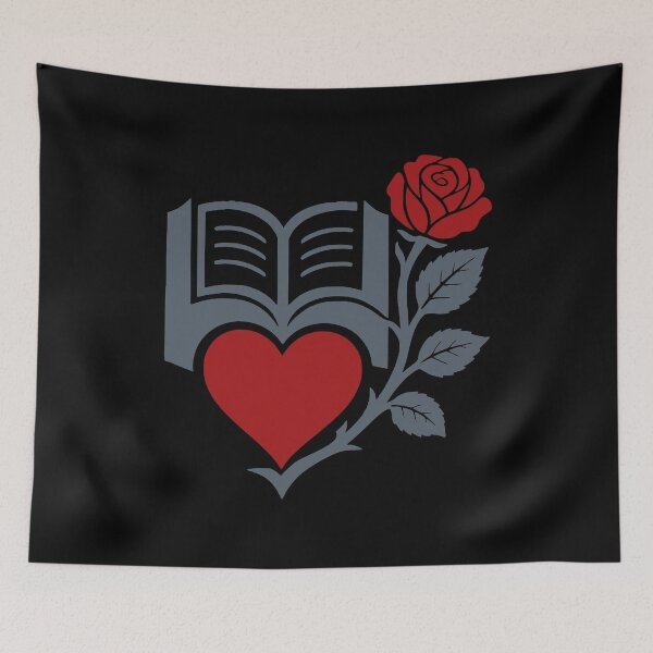 Item preview, Gray Red Ukmerge Heraldic Reader Design designed and sold by EimSol.