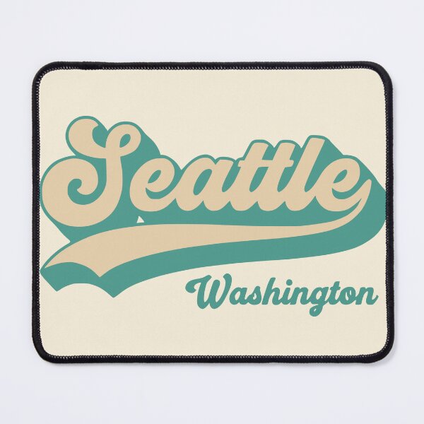 Item preview, Retro Seattle Washington Vintage Script City Graphic designed and sold by Imaginationbeyond.