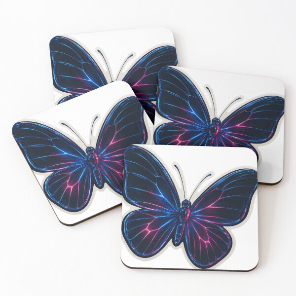Item preview, Neon X-Ray Glowing Butterfly Aesthetic designed and sold by Sticker Art Shop.