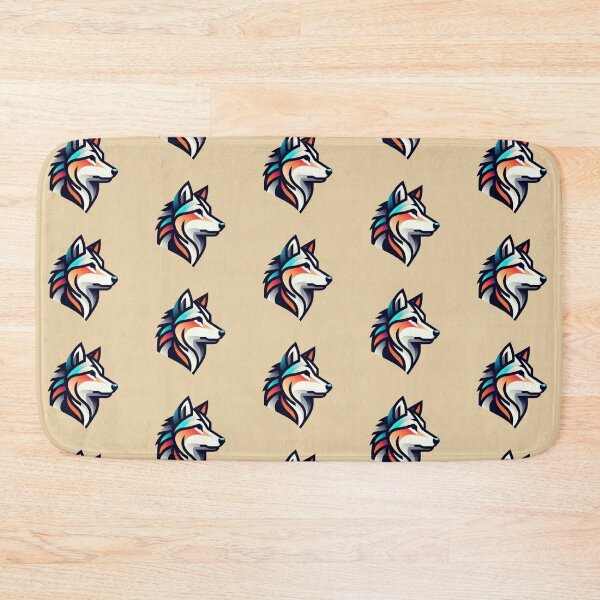 Item preview, Geometric Wolf – Abstract Colorful Design designed and sold by Dogandesighn.