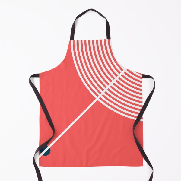 Item preview, The Echo - Geometric Minimalist Red and Navy Abstract designed and sold by artdocaj.