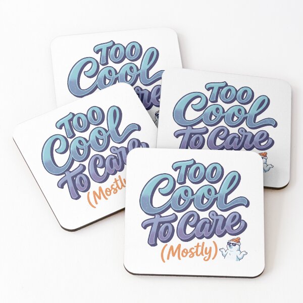 Item preview, too cool to care, cool guy, trendsetter, carefree, carefree spirit designed and sold by TrueArtVibes.