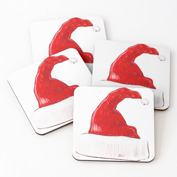 Item preview, Cute Santa Hat Christmas Illustration Design designed and sold by aikdreams.