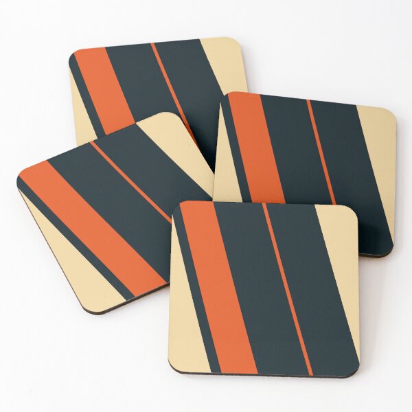 Item preview, Diagonal Stripes with a Vintage Color Palette designed and sold by WildHugeDot.