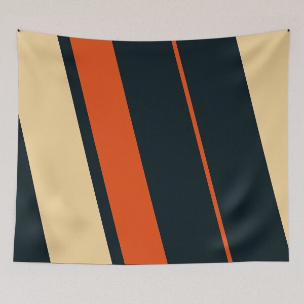 Item preview, Diagonal Stripes with a Vintage Color Palette designed and sold by WildHugeDot.