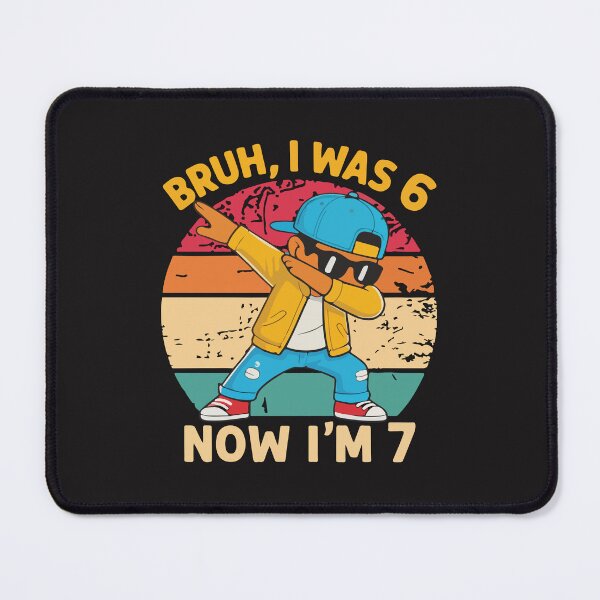 Item preview, I Was 6 Now Im 7 Funny 7th Birthday Boy Kids Party Humor Design designed and sold by kiralynstration.