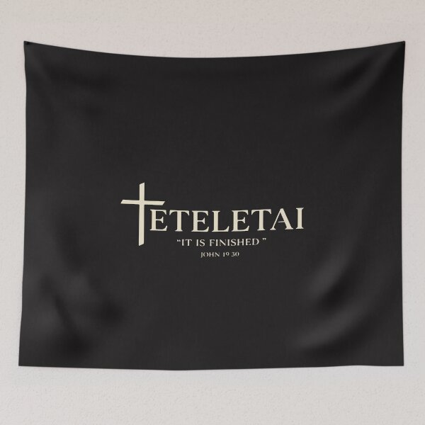 Item preview, Tetelestai It Is Finished Christian Cross Easter Good Friday Faith Design designed and sold by kiralynstration.
