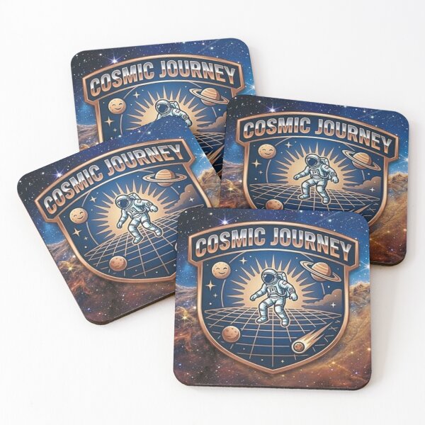Item preview, Vintage Astronaut Explorer Patch with Deep Space Nebula designed and sold by Csstoree.