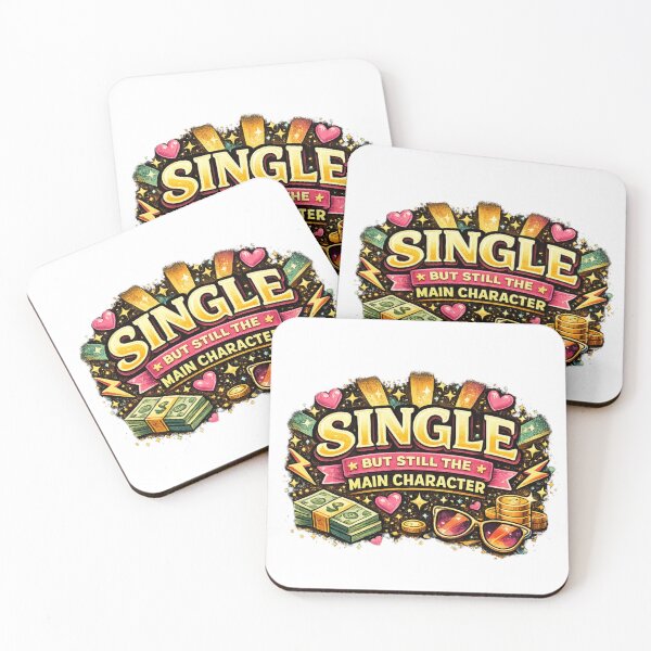Item preview, I am single Typography Design designed and sold by Swati's Digital Den.