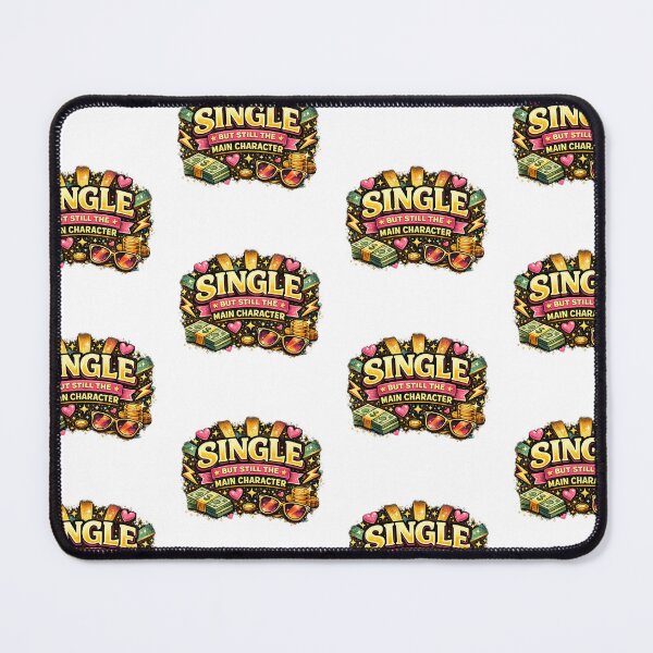 Item preview, I am single Typography Design designed and sold by Swati's Digital Den.