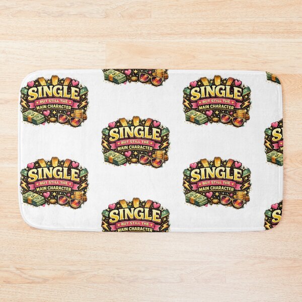 Item preview, I am single Typography Design designed and sold by Swati's Digital Den.