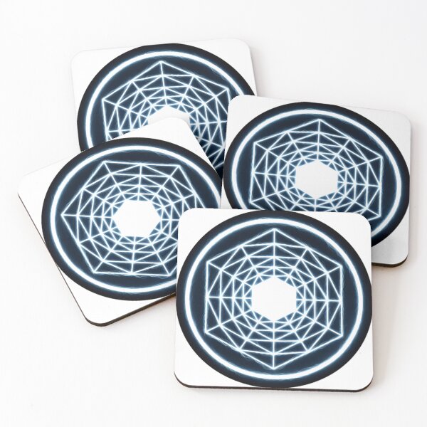 Item preview, Crop circle neon blue designed and sold by MessageToEarth.