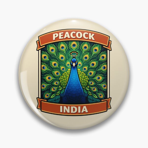 Item preview, Peacock - India Colorful Bird Wildlife designed and sold by Myra365Art.