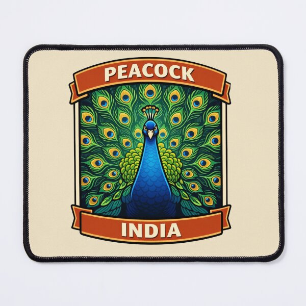 Item preview, Peacock - India Colorful Bird Wildlife designed and sold by Myra365Art.