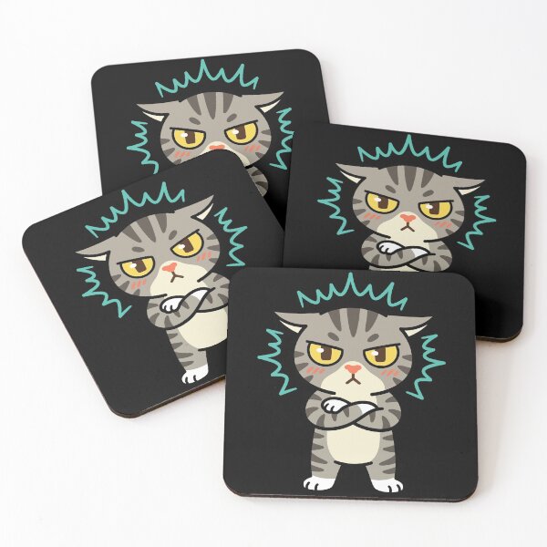 Item preview, Rebellious Kitten You Are Not My Real Mom - Sassy Grey Cat designed and sold by AdriqnArt.