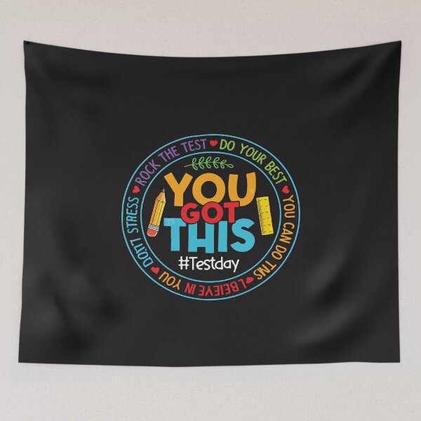 Item preview, Rock The Test You Got This Testing Day Teacher Student Motivation Design designed and sold by kiralynstration.