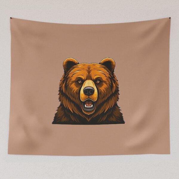 Item preview, A bear portrait designed and sold by Creative Visualize.