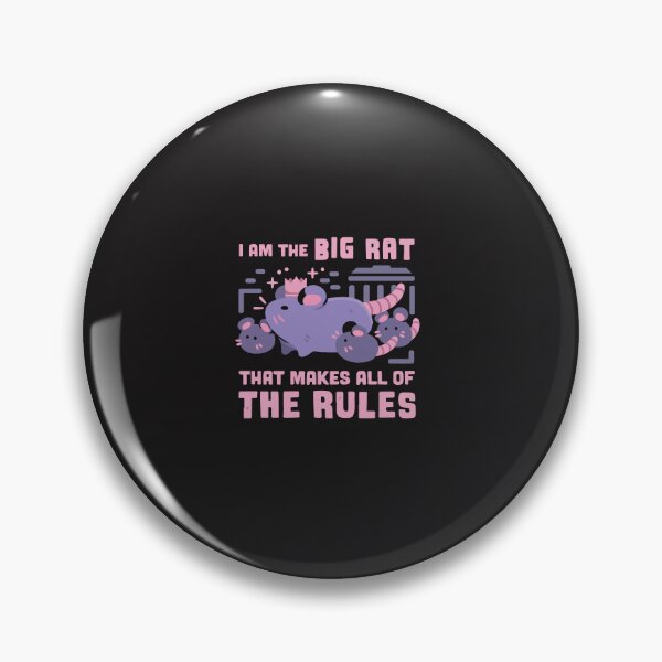 Item preview, I Am The Big Rat Funny Meme Boss Quote Sarcastic Humor Animal Design designed and sold by kiralynstration.