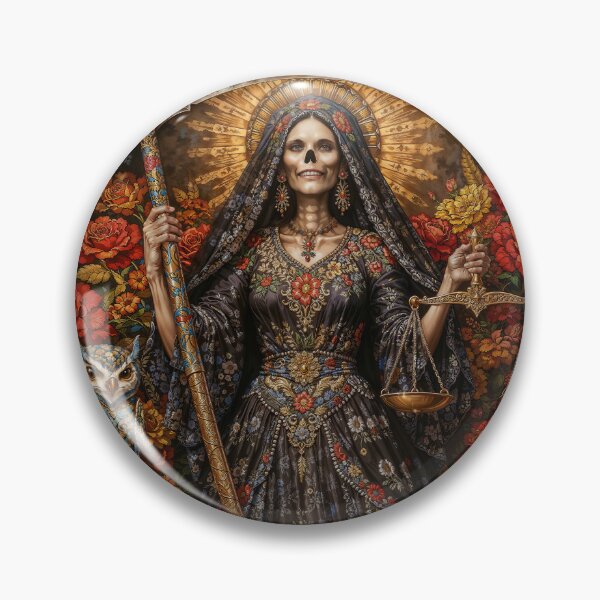 Item preview, Black Robe Santa Muerte designed and sold by AliceWhiteDF.