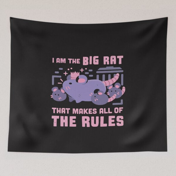 Item preview, I Am The Big Rat Funny Meme Boss Quote Sarcastic Humor Animal Design designed and sold by kiralynstration.
