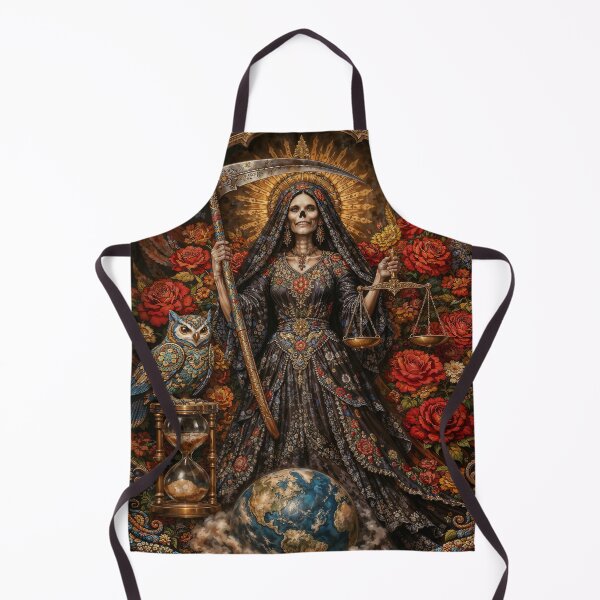 Item preview, Black Robe Santa Muerte designed and sold by AliceWhiteDF.