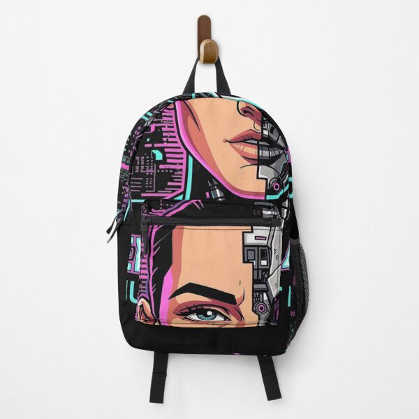 Item preview, Error 404 Human Not Found – Cyberpunk AI Android Design designed and sold by KPDesignLab.