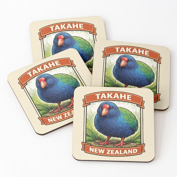 Item preview, Takahe - New Zealand Rare Flightless Bird Wildlife designed and sold by Myra365Art.