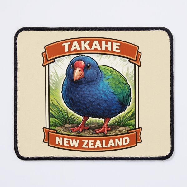 Item preview, Takahe - New Zealand Rare Flightless Bird Wildlife designed and sold by Myra365Art.
