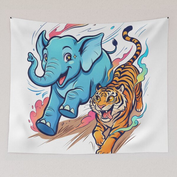 Item preview, The race of wild animals designed and sold by PP&RAINBOW SHOP.
