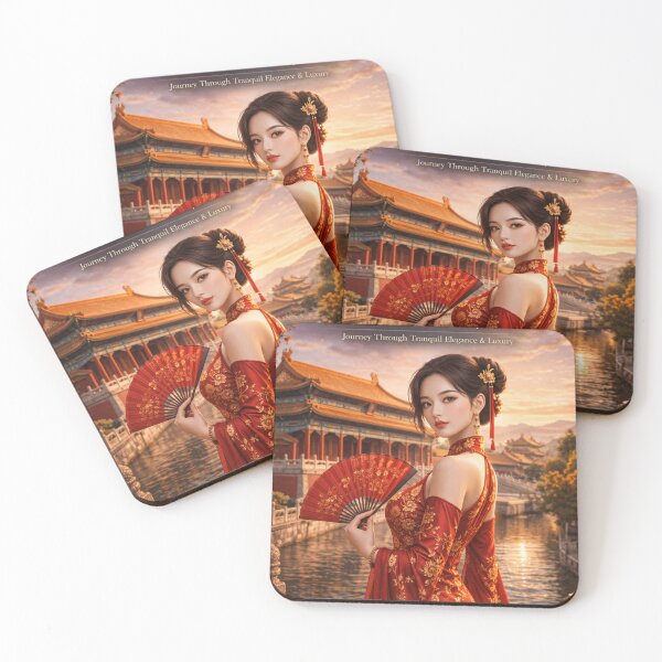 Item preview, Explore China – Traditional Elegance Travel Poster | Chinese Palace & Cultural Beauty Aesthetic Art designed and sold by Inkora-Art.