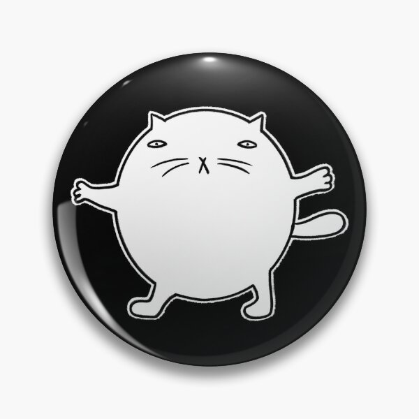 Item preview, Round cat designed and sold by eri-morie.