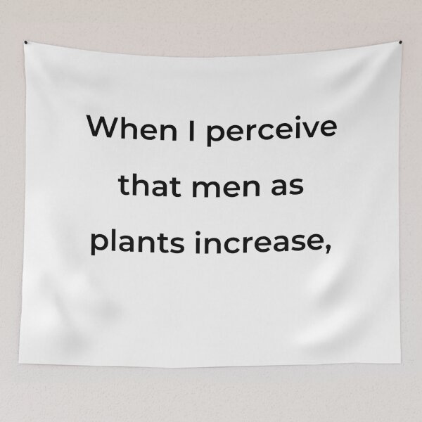 Item preview, "When I perceive that men as plants increase," - print black designed and sold by ariksworld.